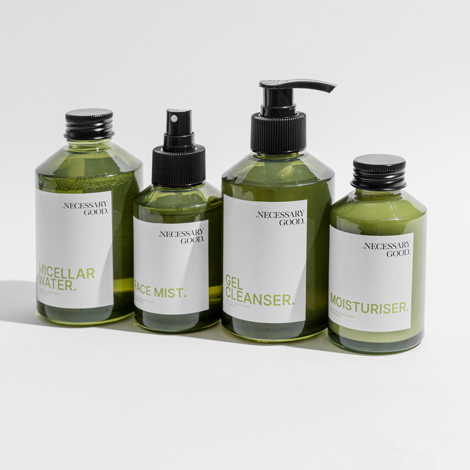 Refillable skincare brand packaged by Croxsons Packaging Connections